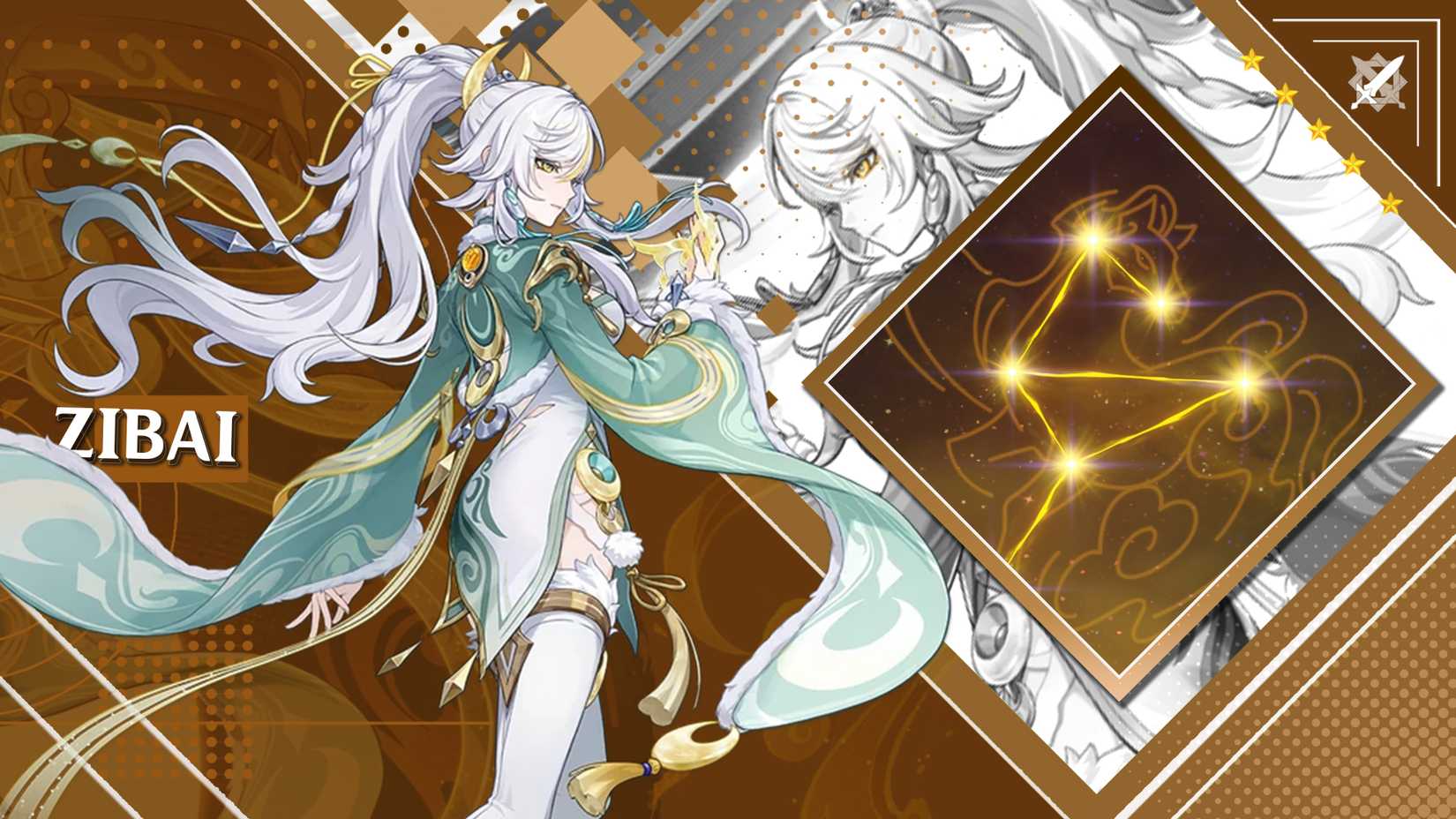 Zibai Best Constellations In Genshin Impact