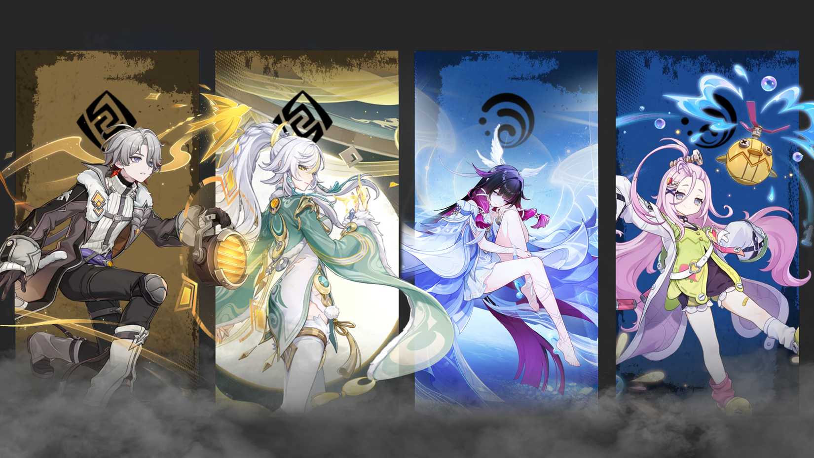 Zibai-Columbina-Aino-and Illuga Best Teams In Genshin Impact