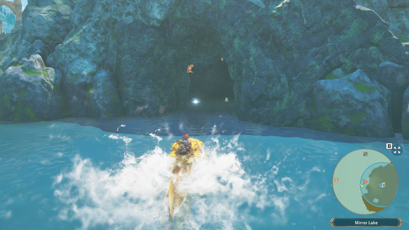 MH Stories 3 Regalfin Cave entrance