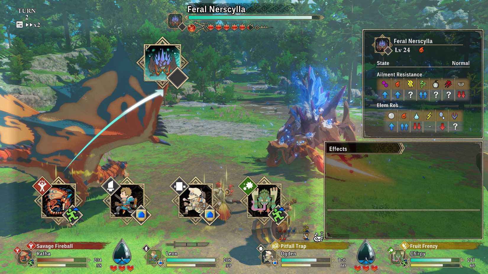 MH Stories 3 Feral Nerscylla boss fight