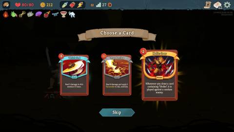 StS 2 Ironclad Card Selection Screen