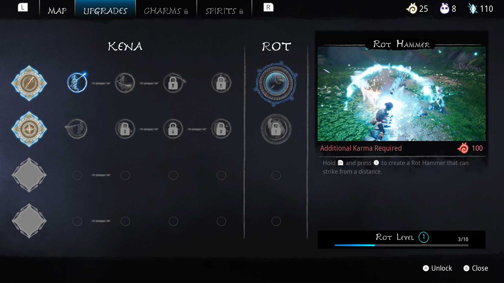 Kena Bridge of Spirits Rot Hammer