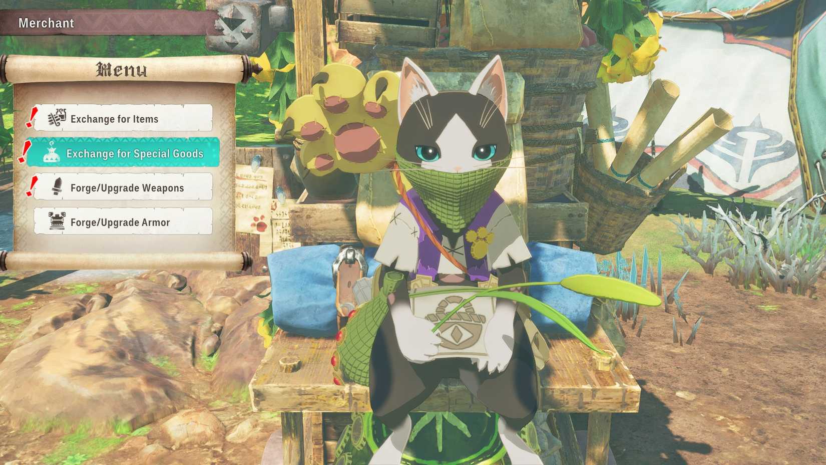 MH Stories 3 Felyne Merchant