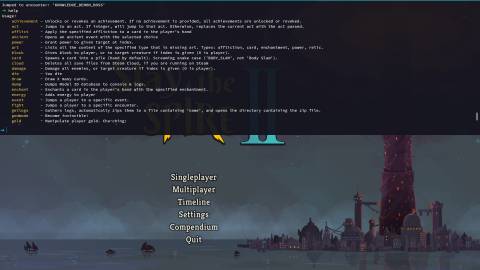 StS 2 Console Commands list