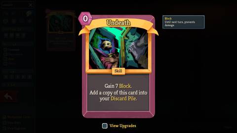 StS 2 Undeath card