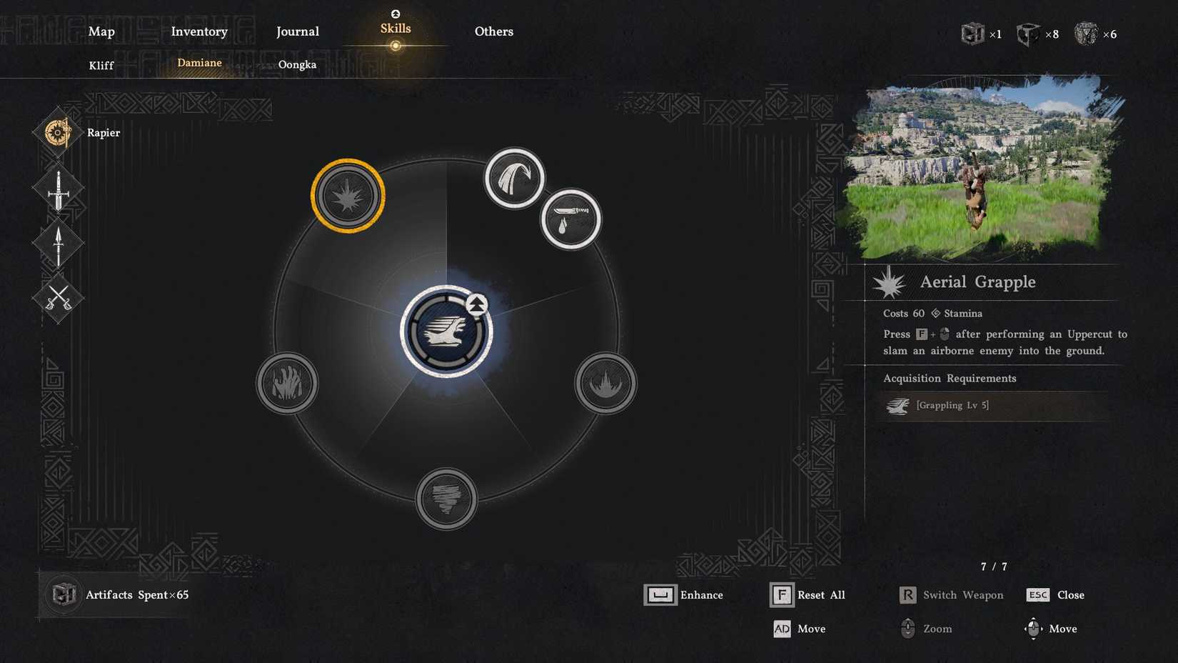 Crimson Desert Damiane Aerial Grapple