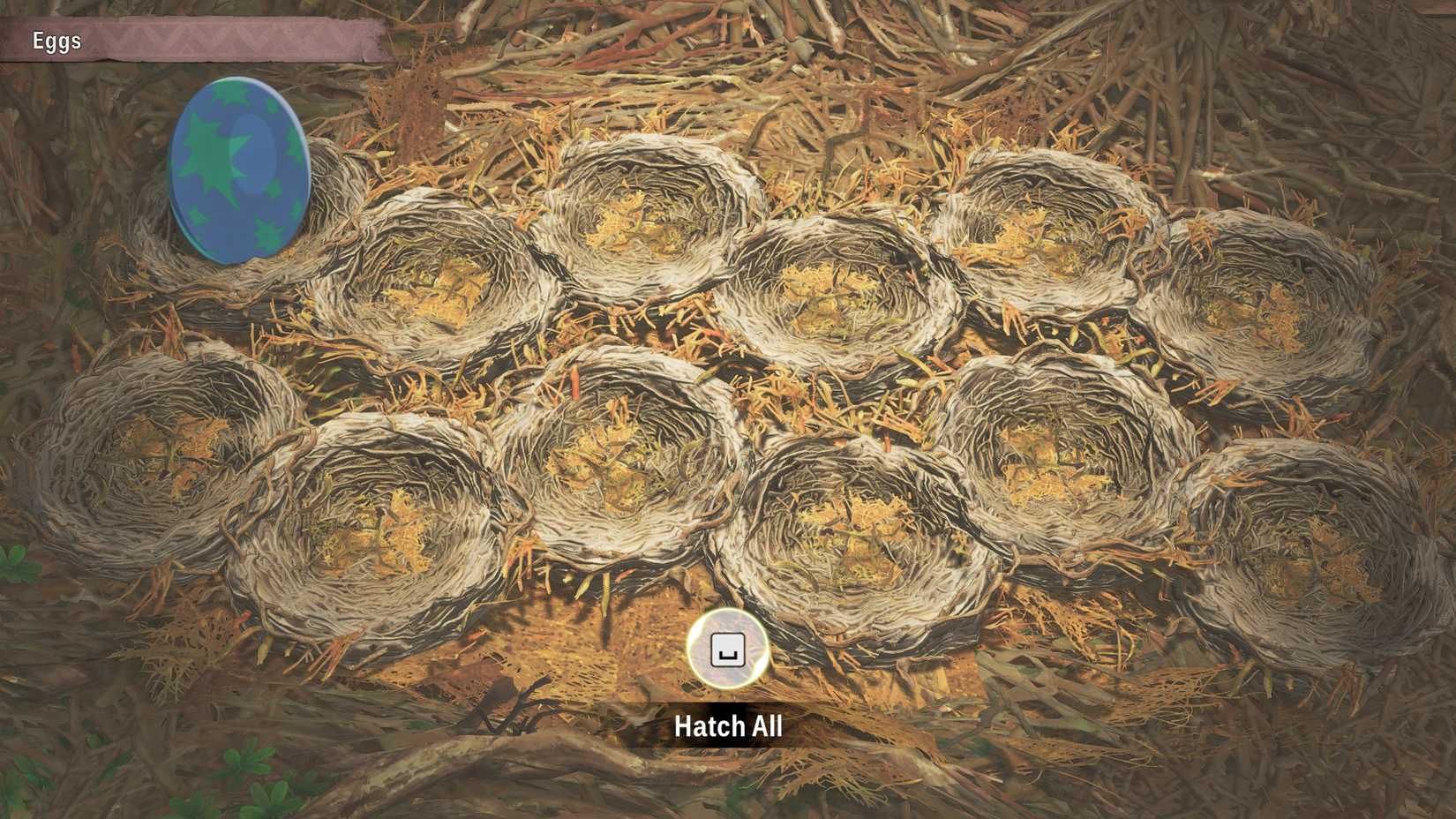 MH Stories 3 egg hatching screen