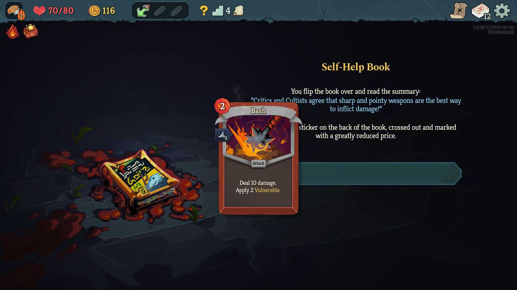 StS 2 Self-Help Book event