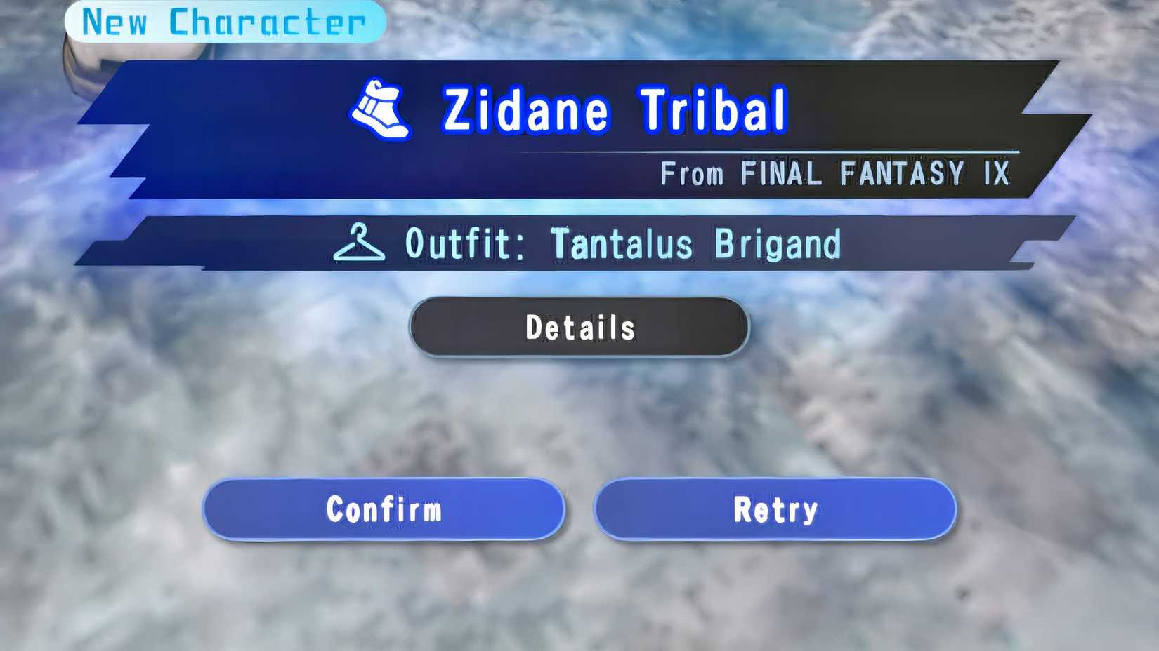 क्यारेक्टर ड्र पहिलो पटक Dissidia Duellum Final Fantasy