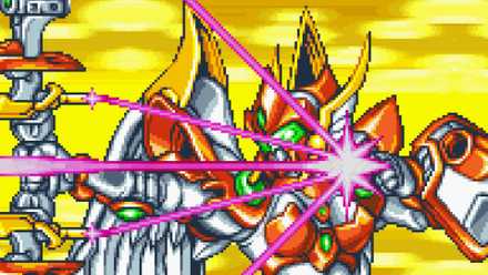 A mech with a bow in Super Robot Taisen Origination 2 (GBA).