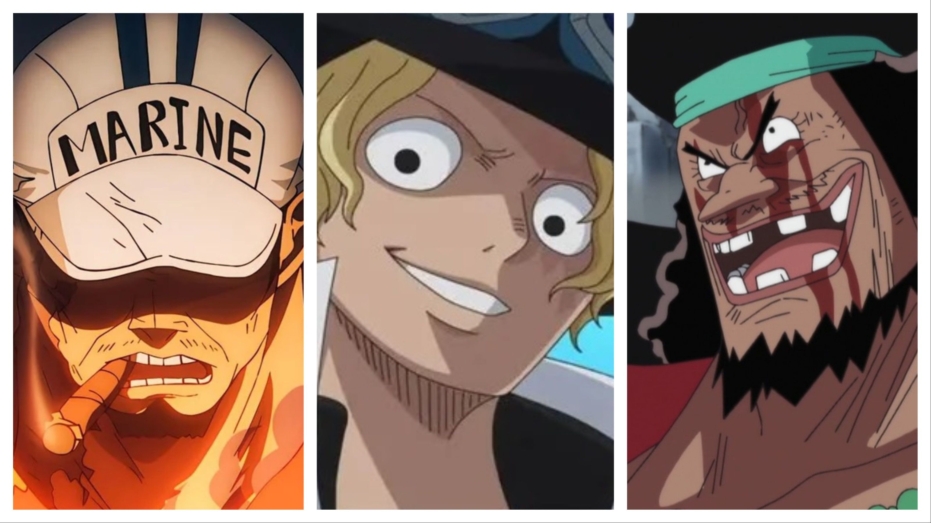 Akainu, Sabo, Blackbeard