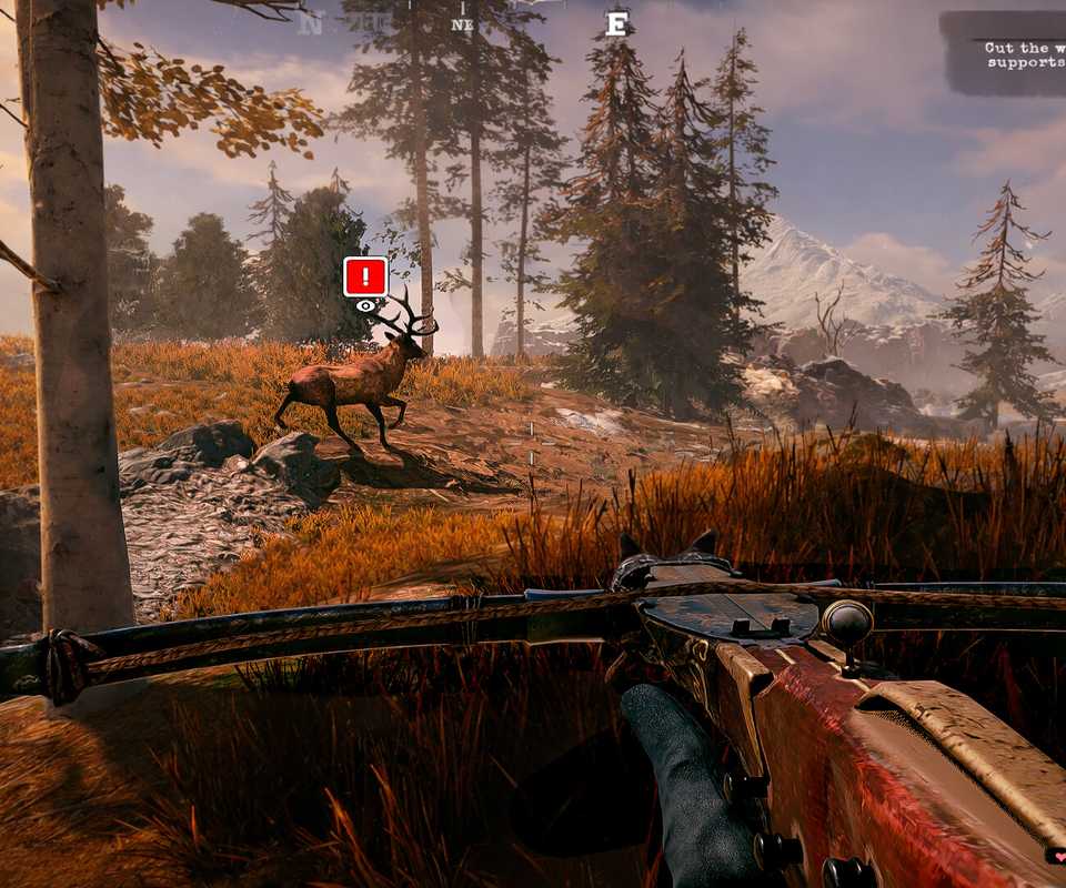 Aktivitas berburu di Alaska Gold Fever, game survival sandbox Steam