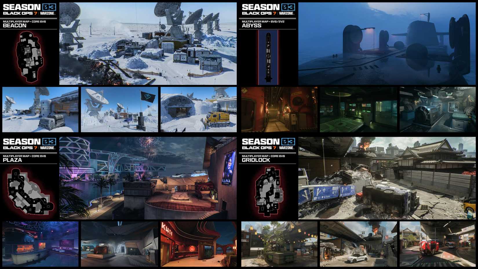 Full Season 3 Multiplayer Maps for Black Ops 7
