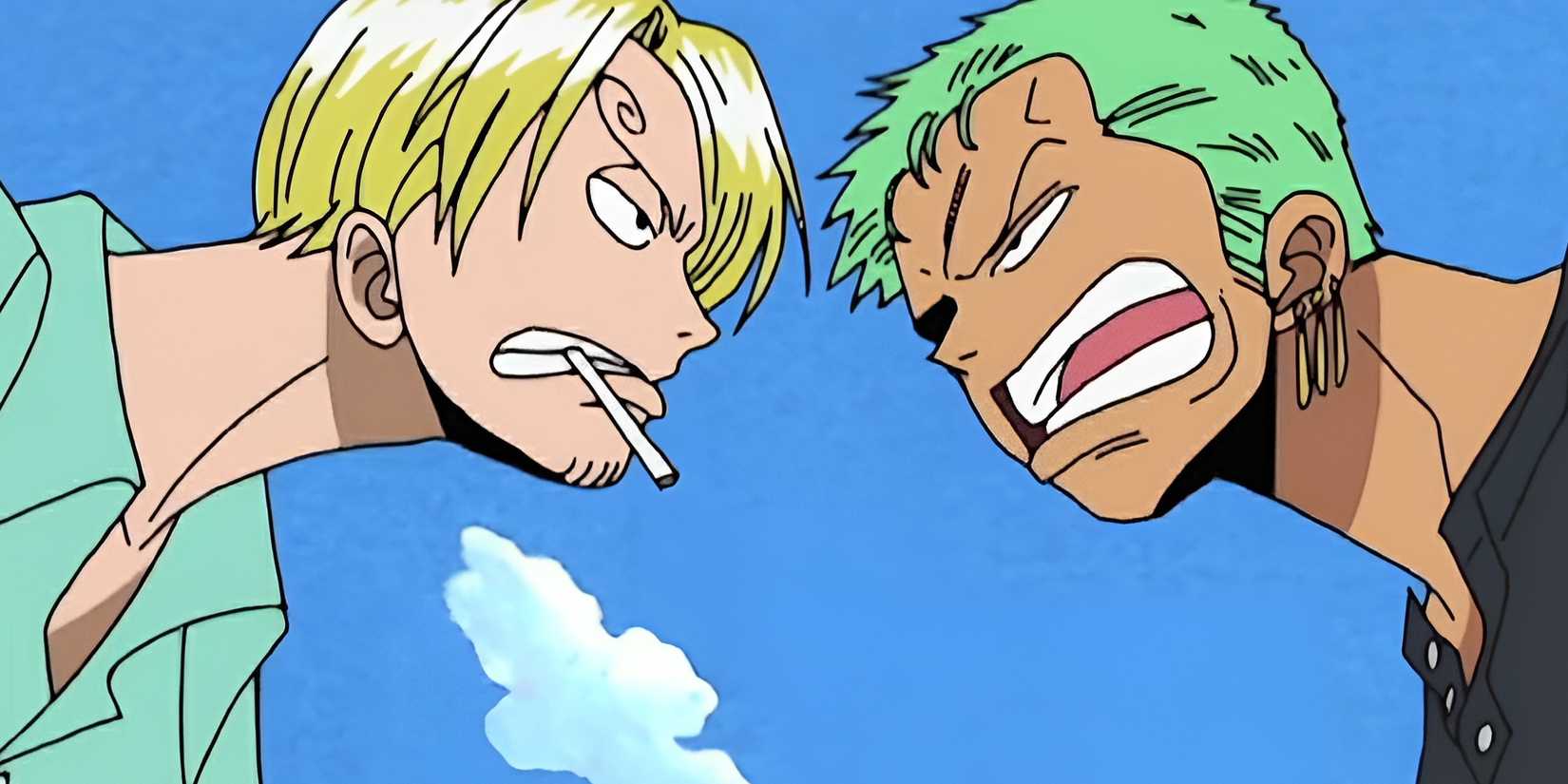 Zoro and Sanji meet each other.