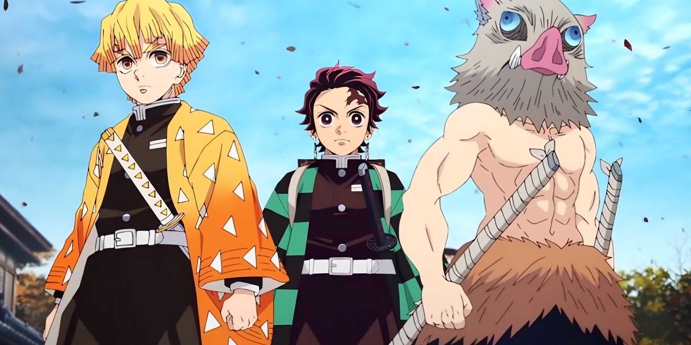 Anime series competing with naruto demon slayer