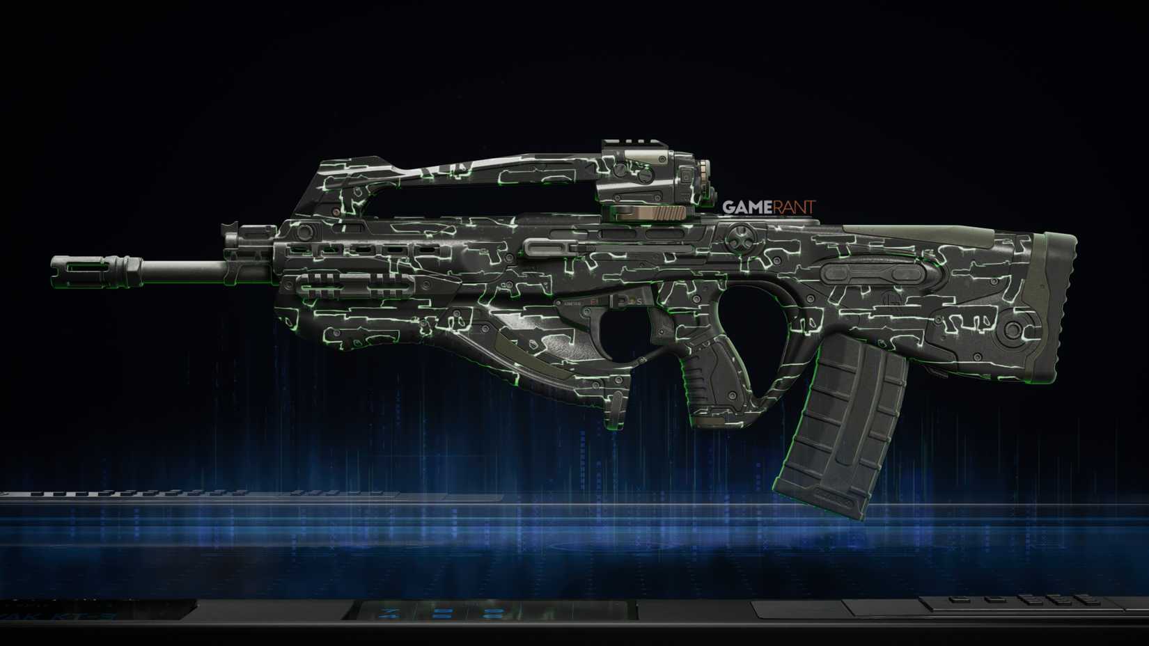 Aresenal Camo preview on the Swordfish A1 - Black Ops 7