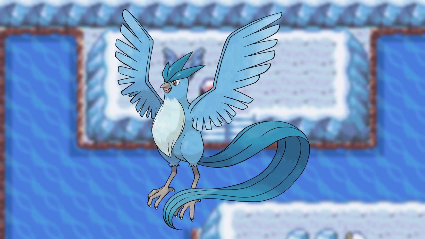 Kanto Region's Articuno Route 20 Seafoam Islands B4F Lair Location in Pokemon FireRed & LeafGreen.