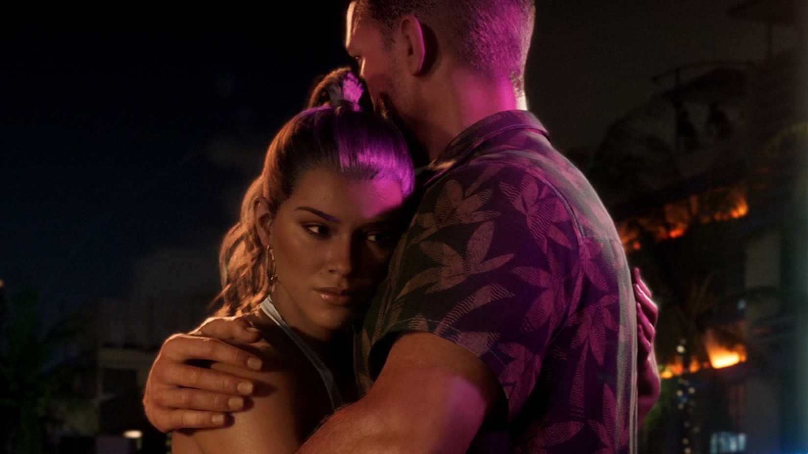 Jason holding Lucia