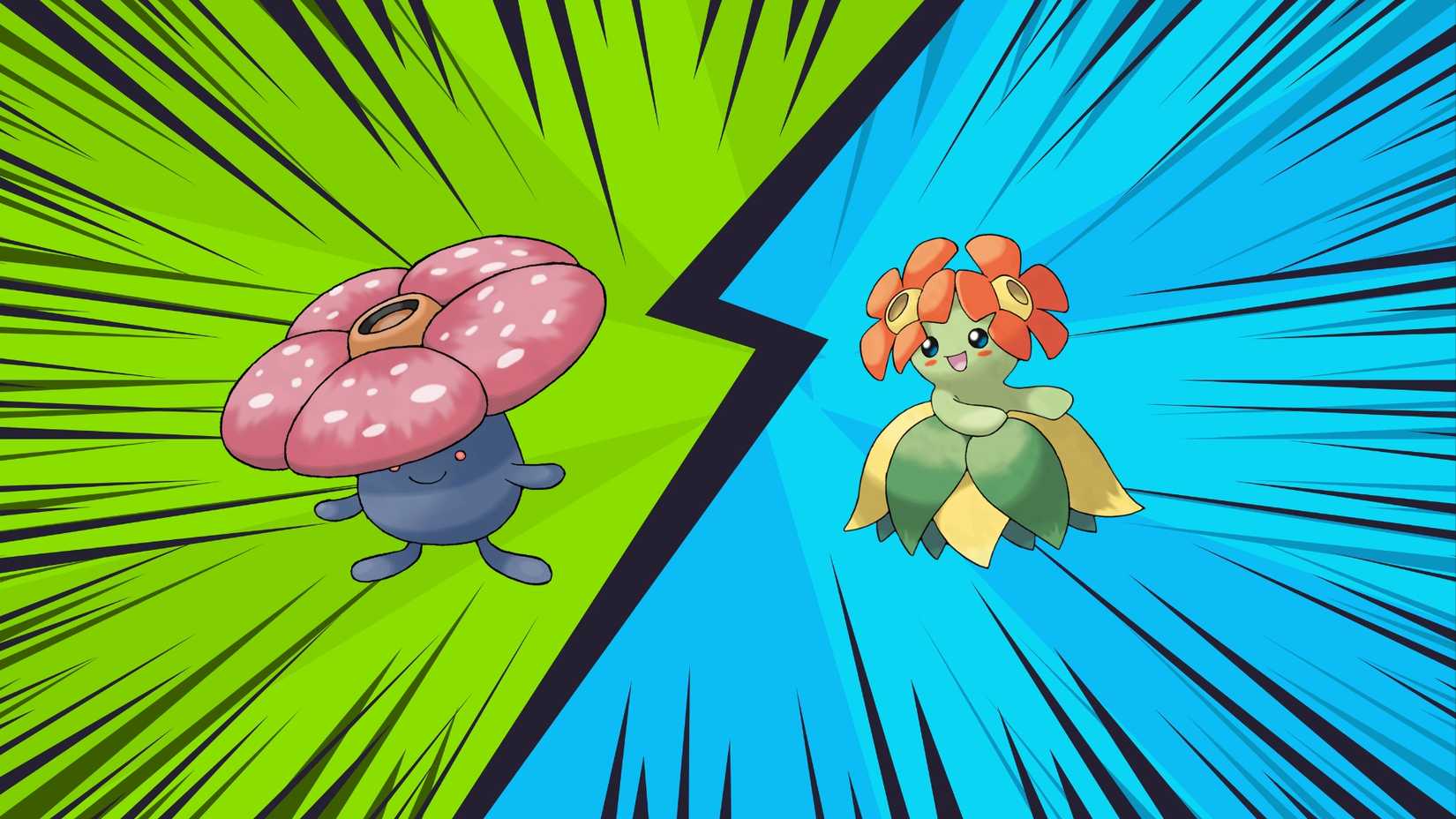 Bellossom vs. Vileplume Pokemon Fired Leaf Green