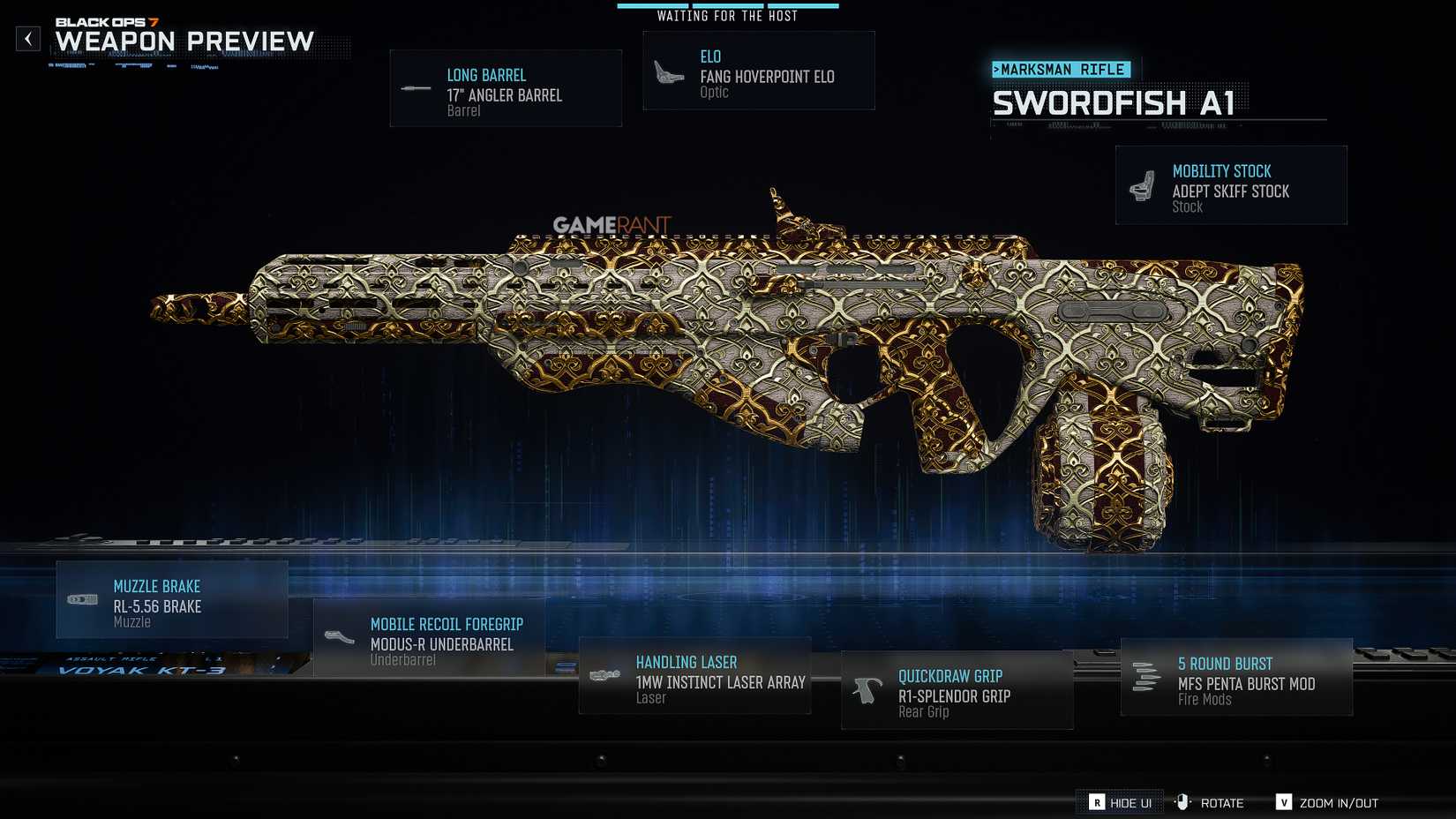 Cod Swordfish Best One-Shot Swordfish A1 Build in Black Ops 7 & Warzone