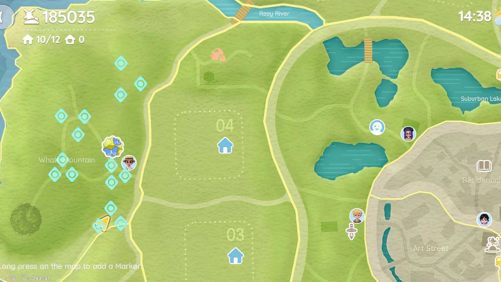 Burdock locations in Hartopia