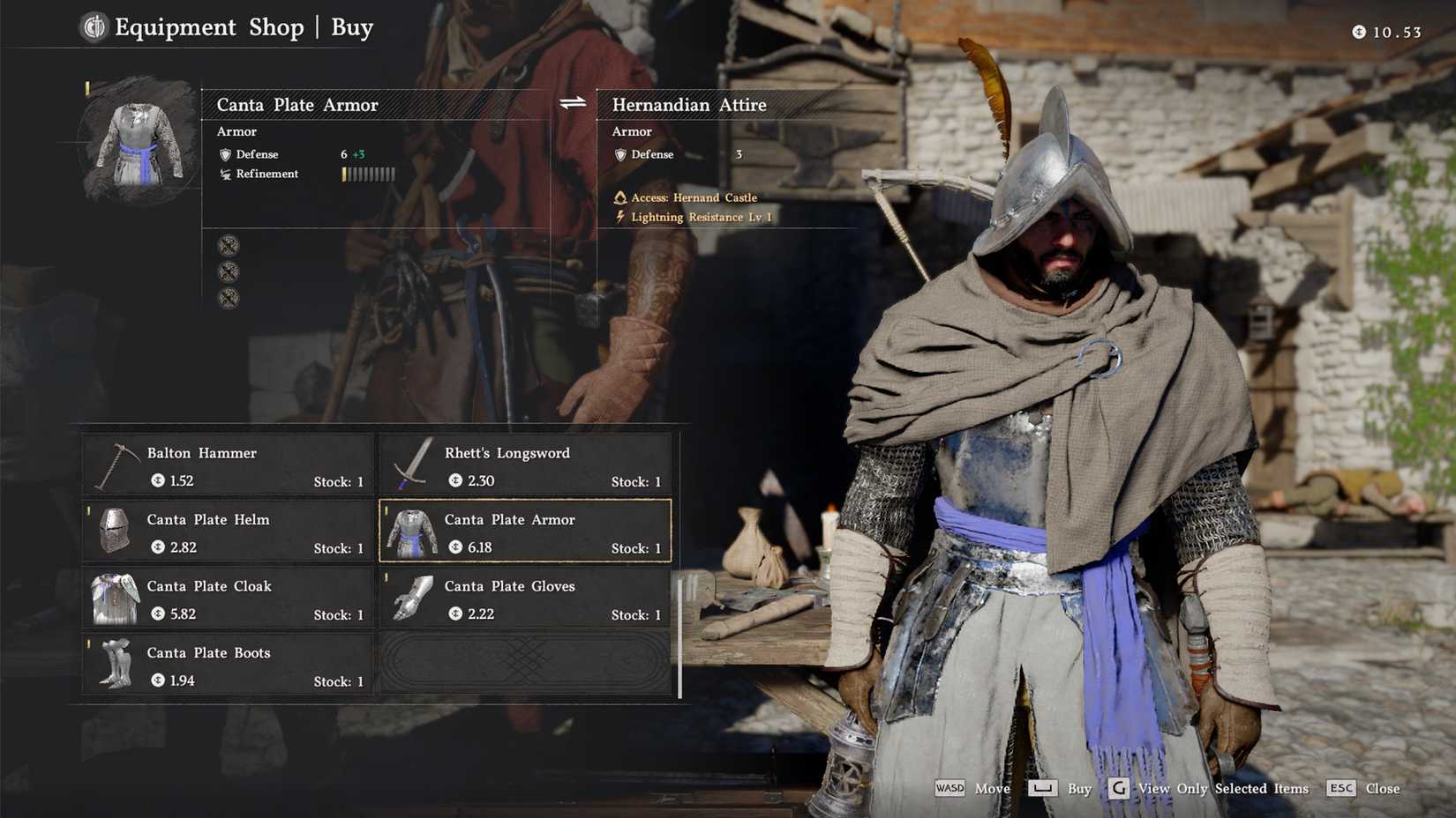 Canta Plate Armor in Crimson Desert