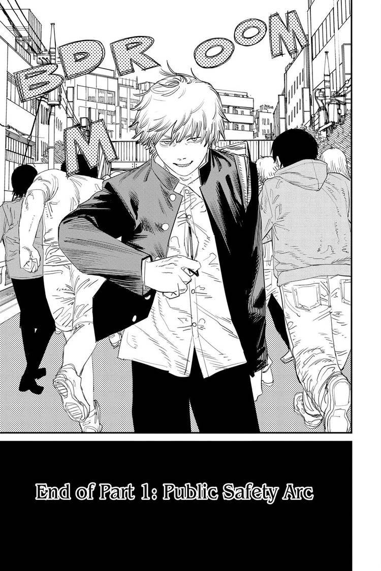 The chainsaw man part 1 end