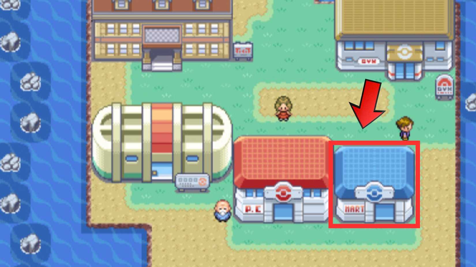 Cinnabar Island Pocket Mart Ultra Ball Pokemon Fire Red Leaf Green-1