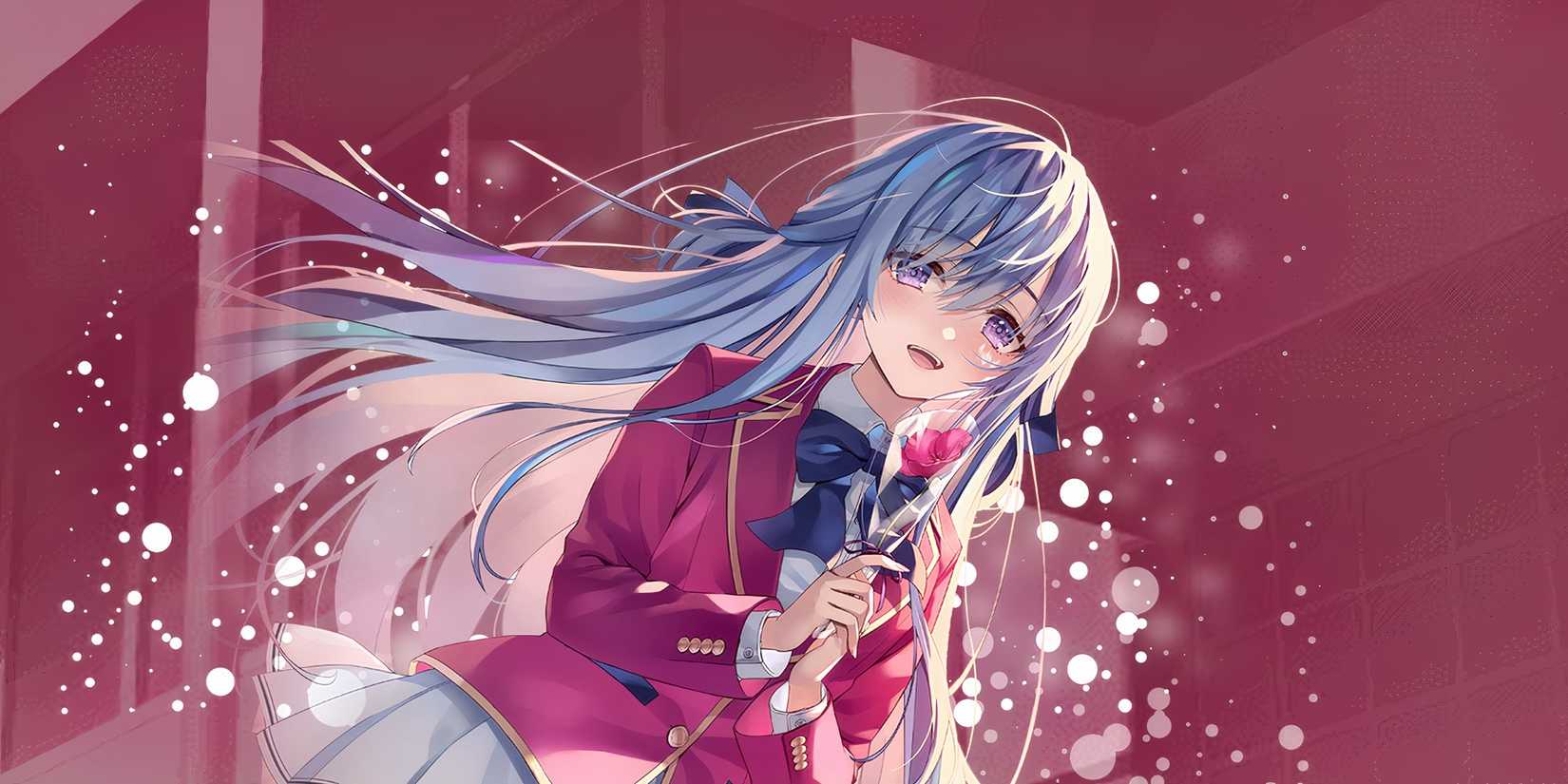 Pictured: Horikita in the classroom of the elite novel.