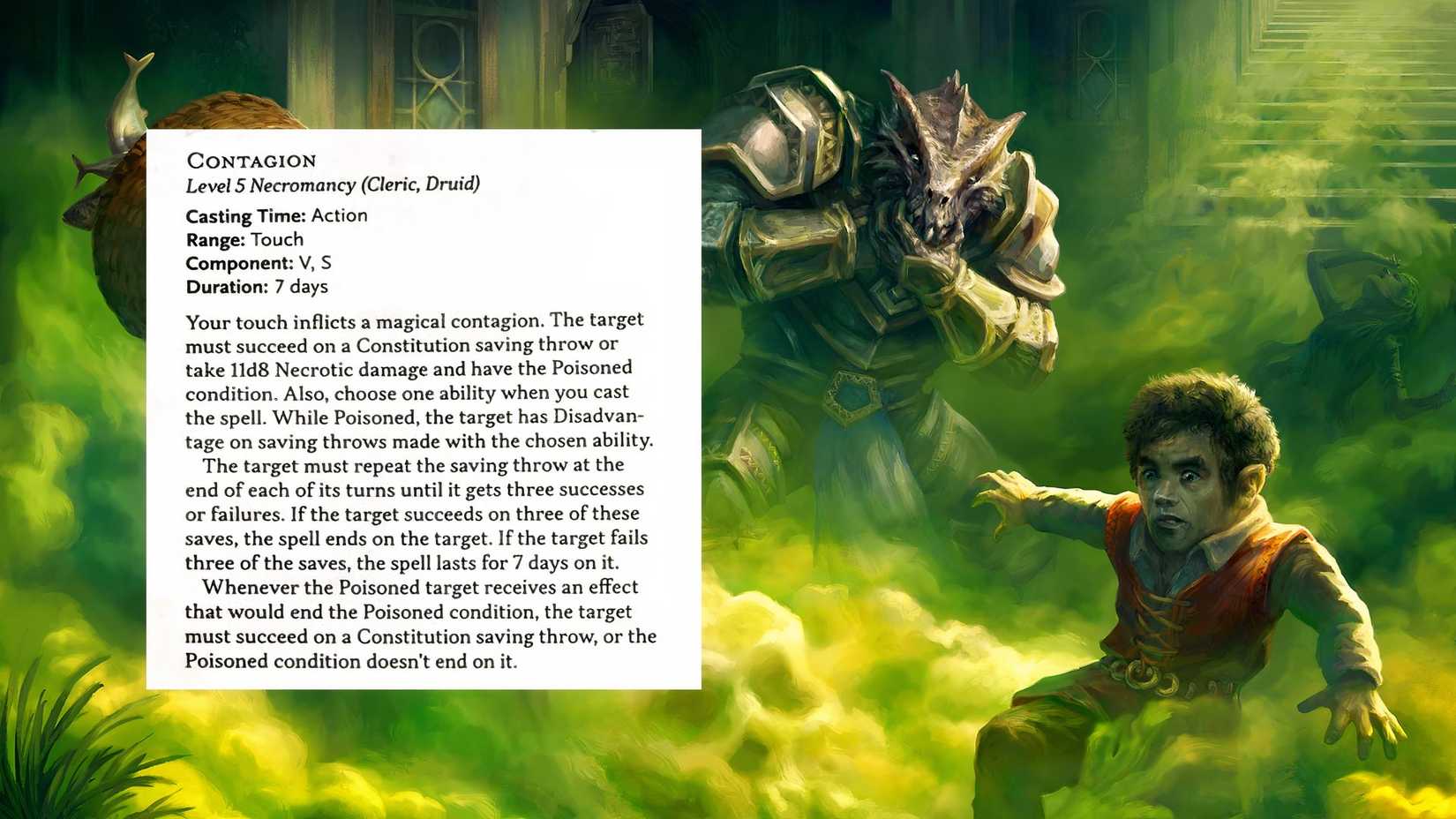 Cloudkill card from Magic the Gathering 