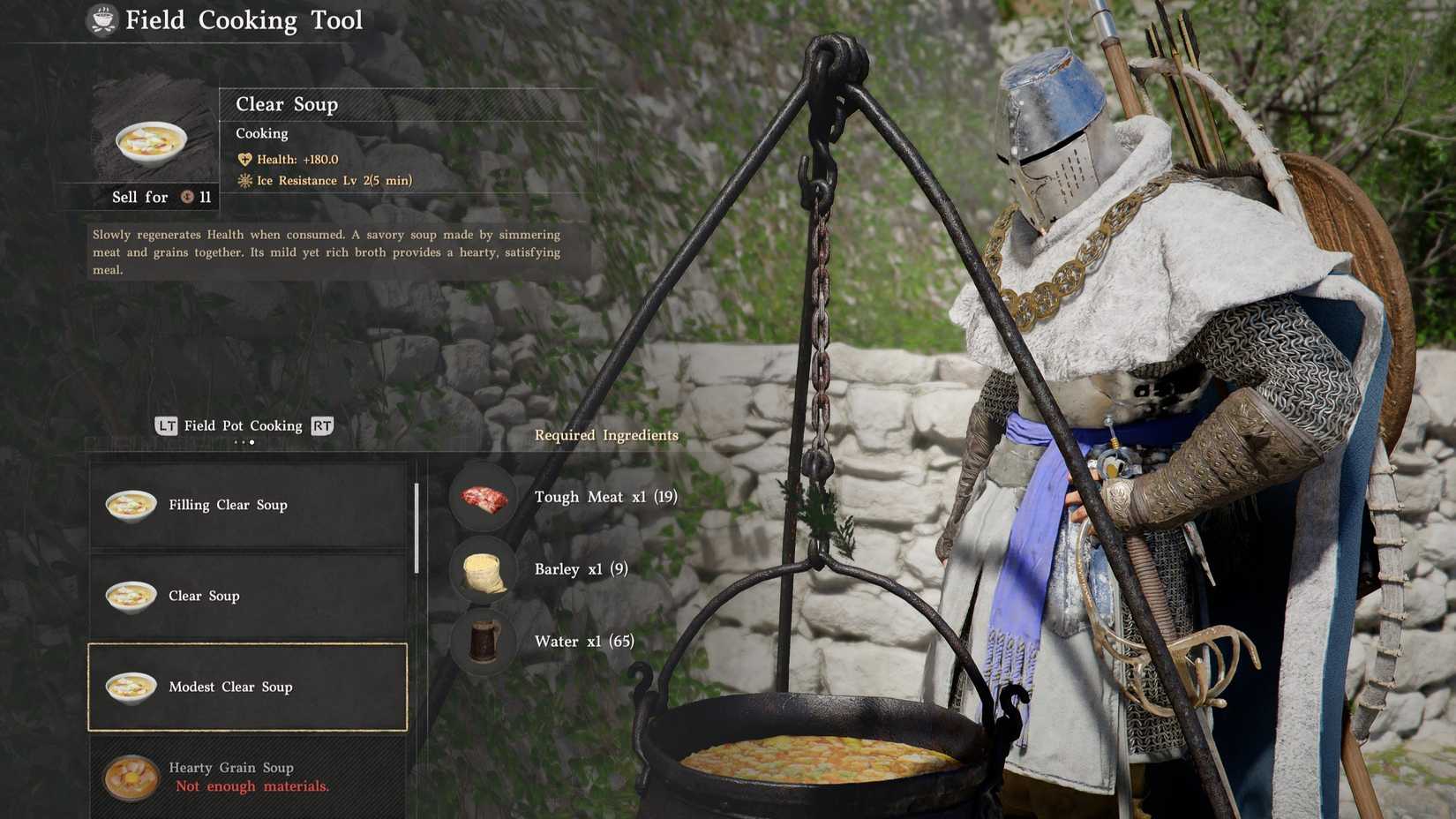 Cooking Clear Soup Crimson Desert