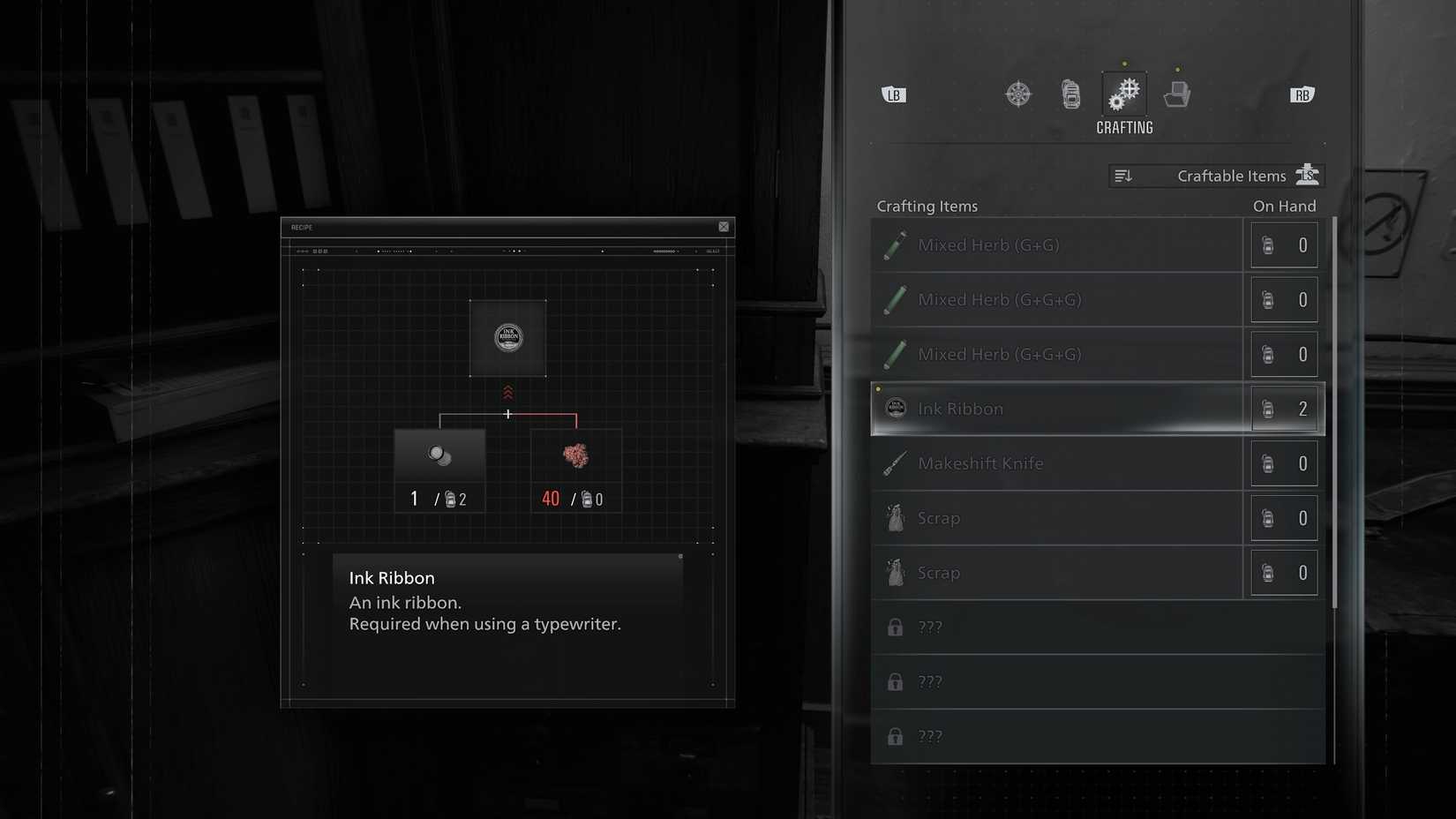 Crafting Ink Ribbon RE9