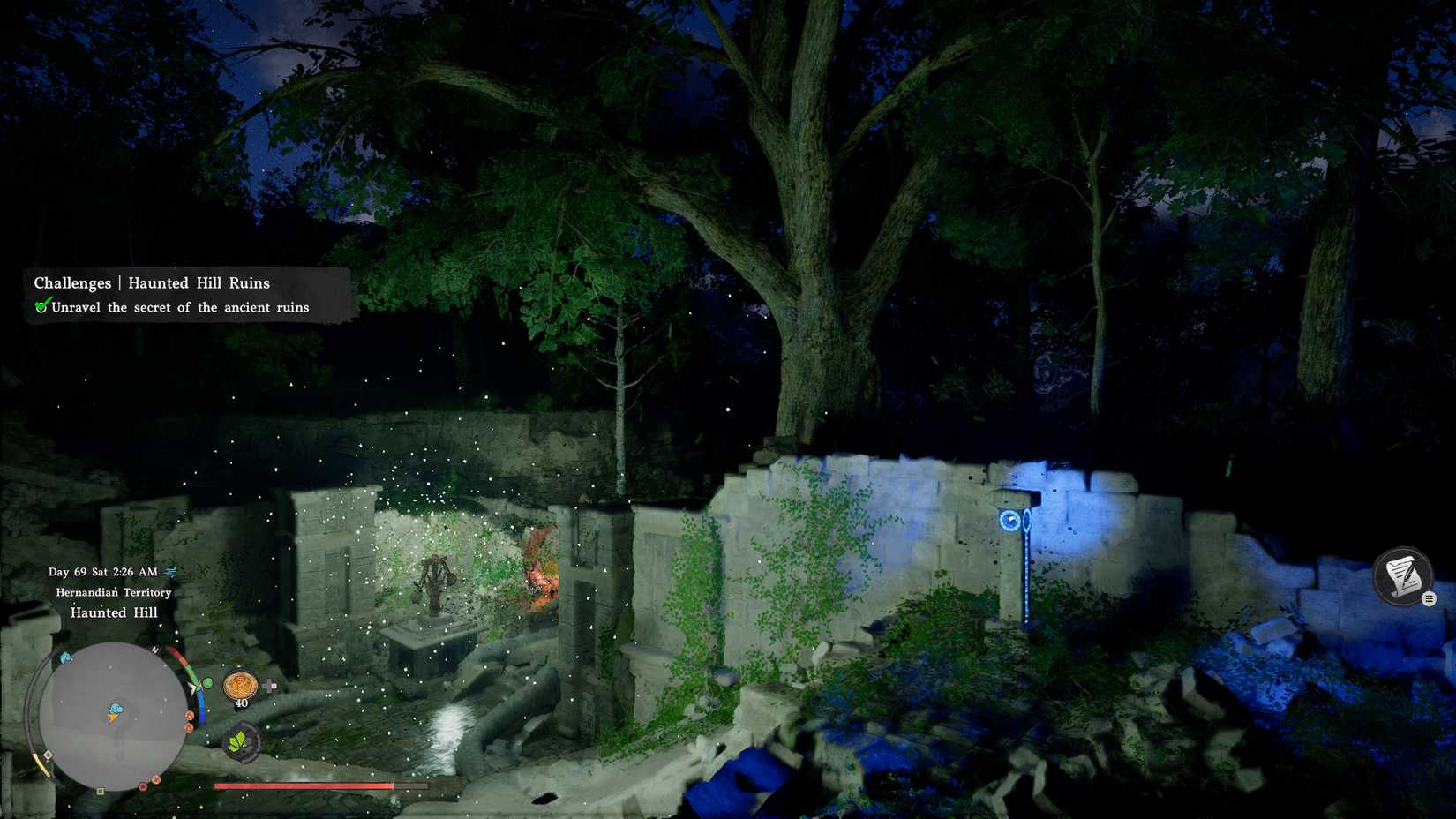 Crimson-Desert-Ghost-Hill-Ruins-Puzzle-Solution-Water-Drown-Dive-Device-How-To-Move-Solve-Guide - Puzzle-Complete