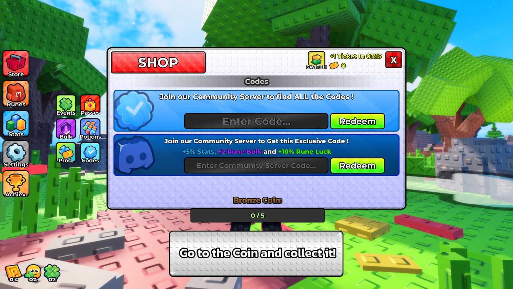 Currency Incremental the codes tab