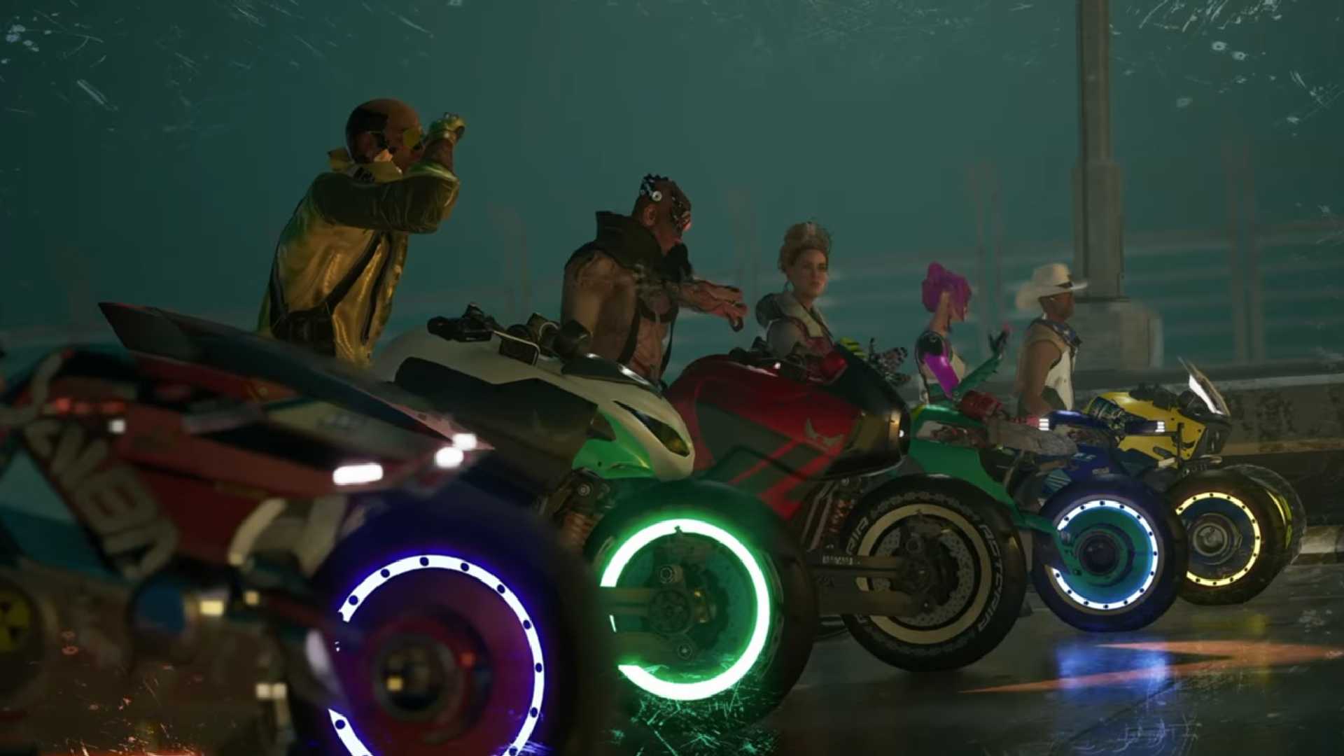 Arcade Racing Machine Rush New Cyberpunk 2077 Release is Something Completely Unexpected