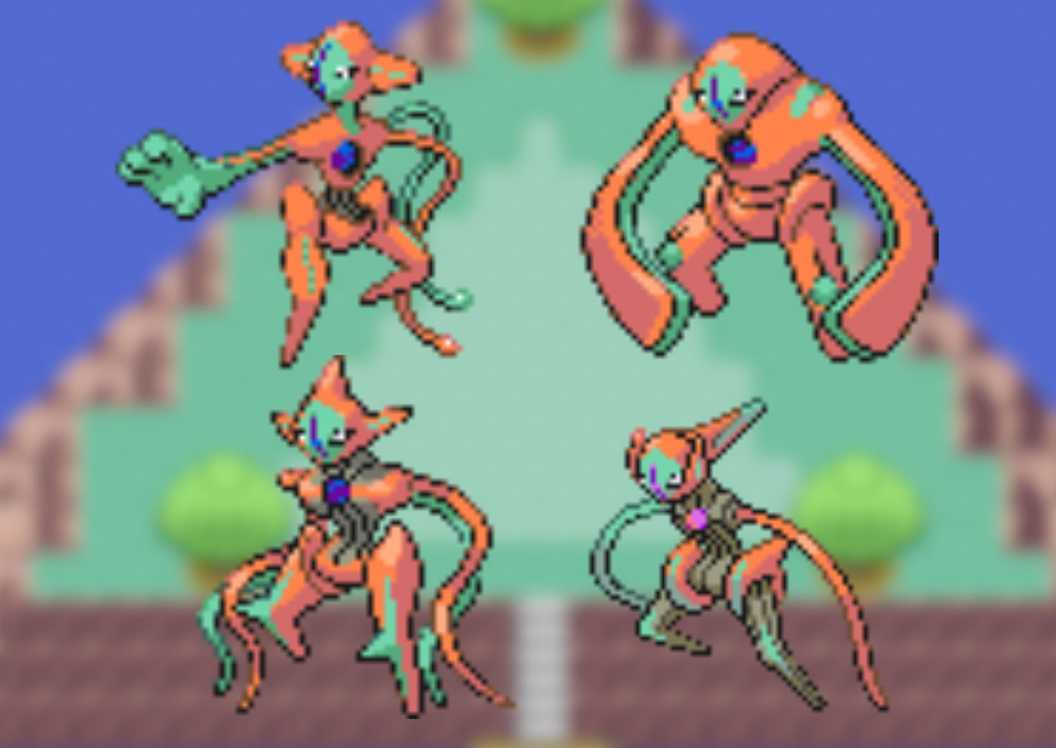 Deoxys di Pokemon FireRed and LeafGreen.