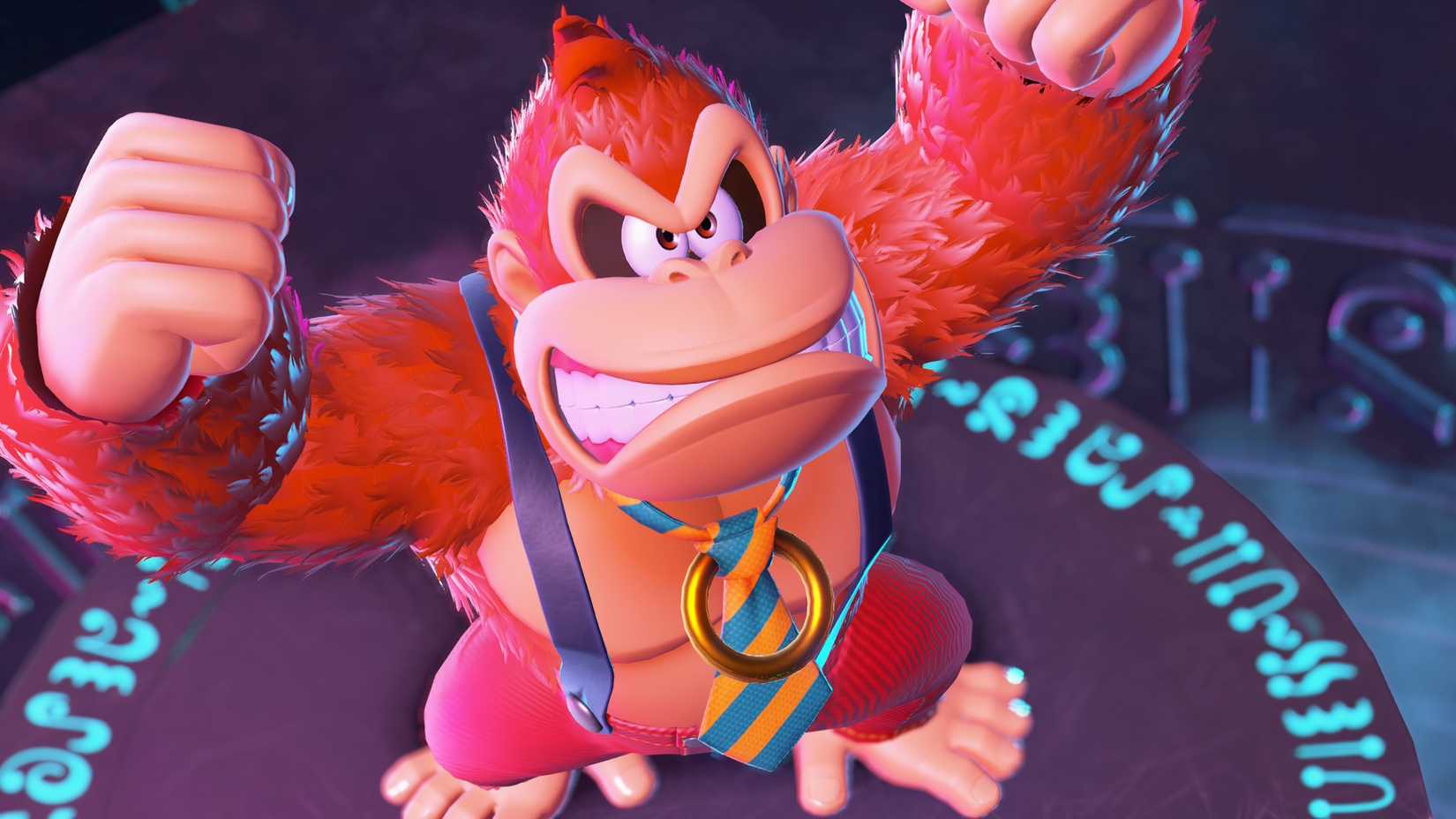 donkey kong angry in donkey kong bananza