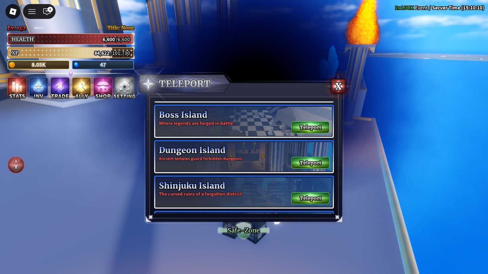 Sailor Piece Dungeon Master Island