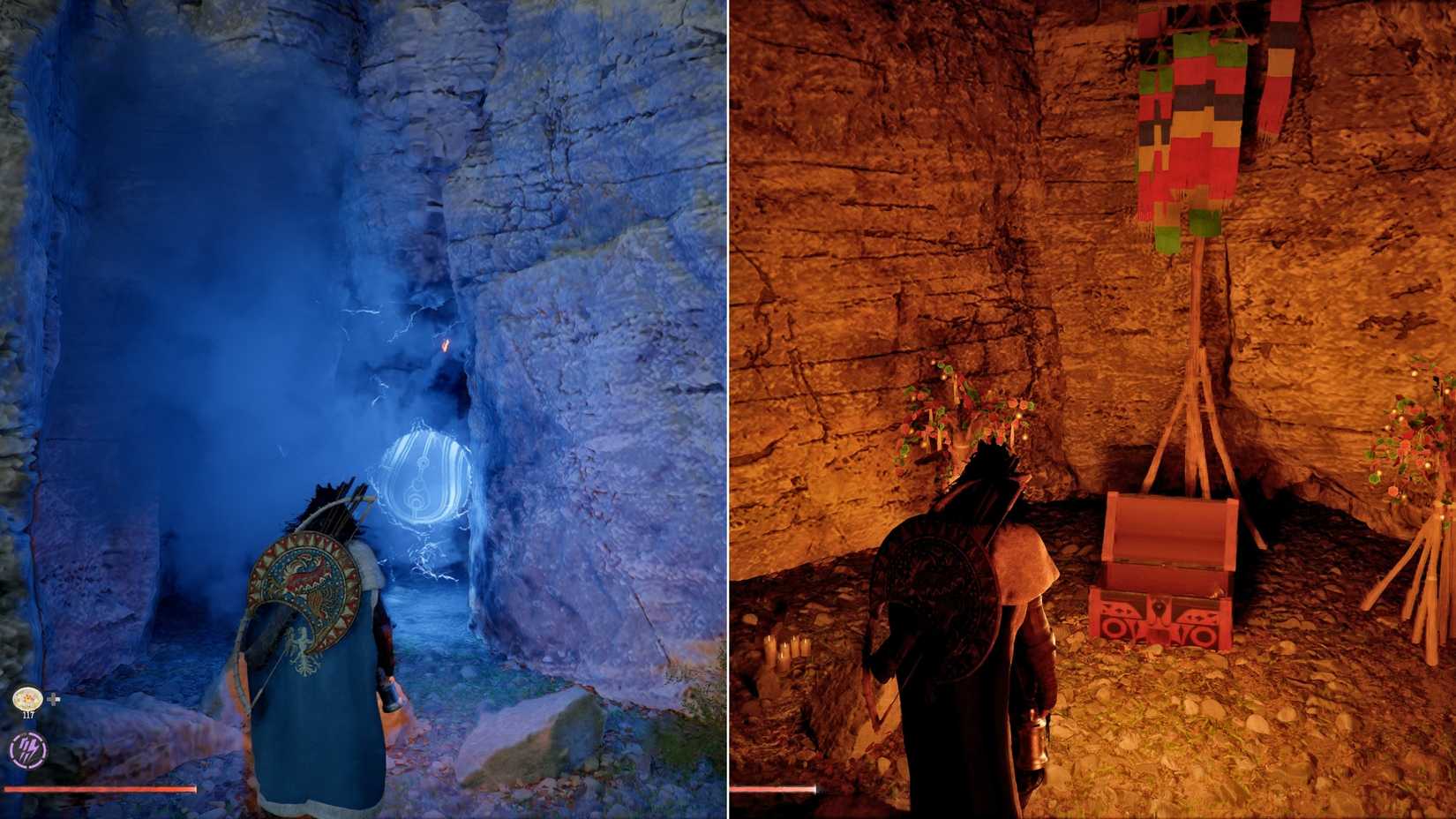 Peti harta karun berisi Eastern Witch's Fan di Crimson Desert