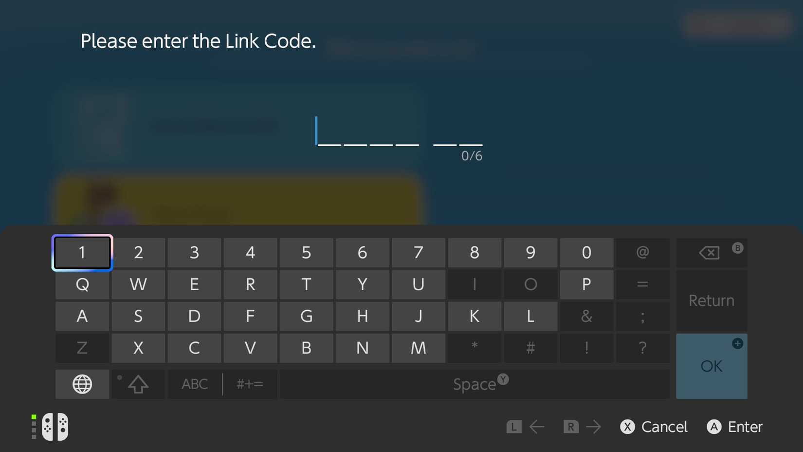 enter link code in pokopia