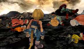 Final Fantasy 9 characters knocked out