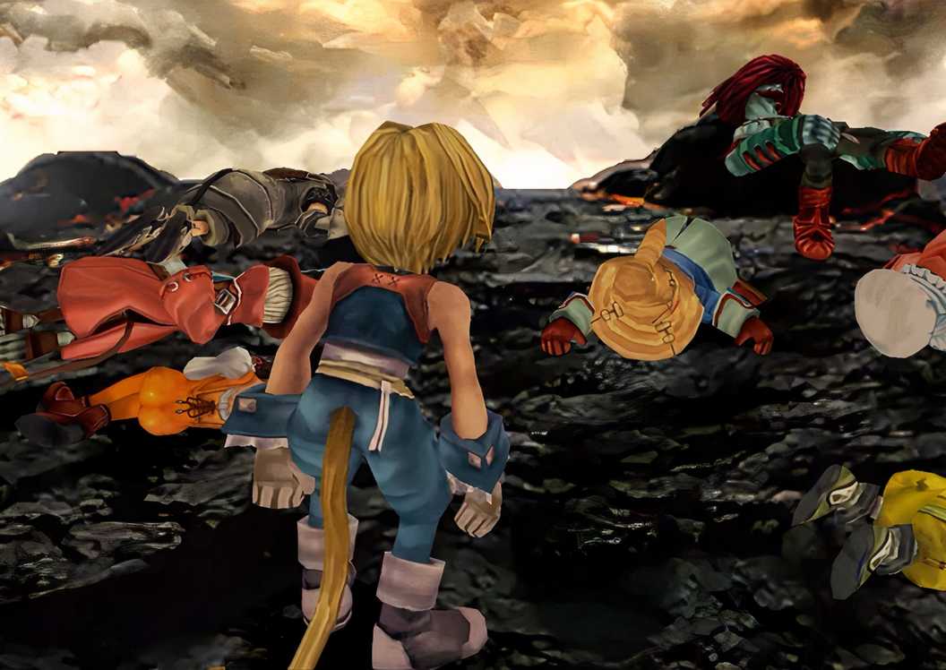 Final Fantasy 9 characters knocked out