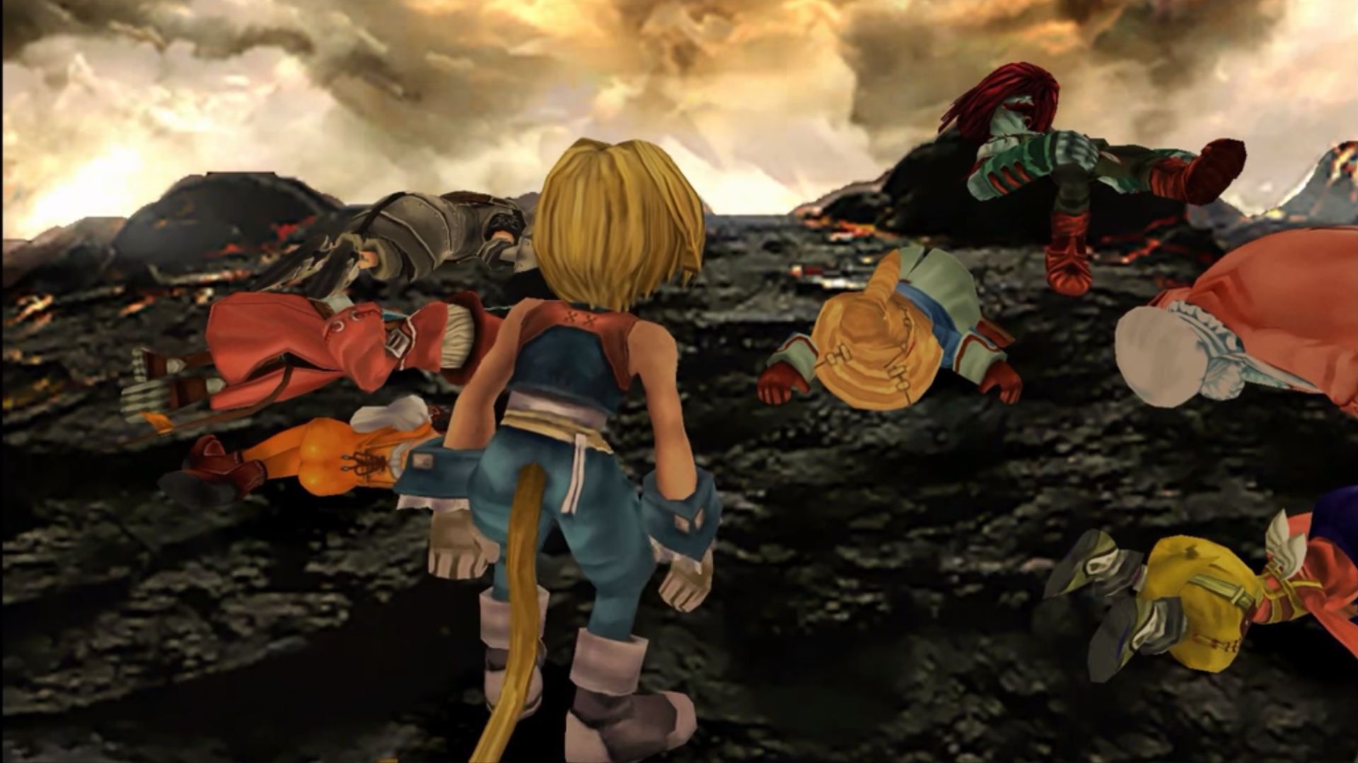 Final Fantasy 9 knocked out characters