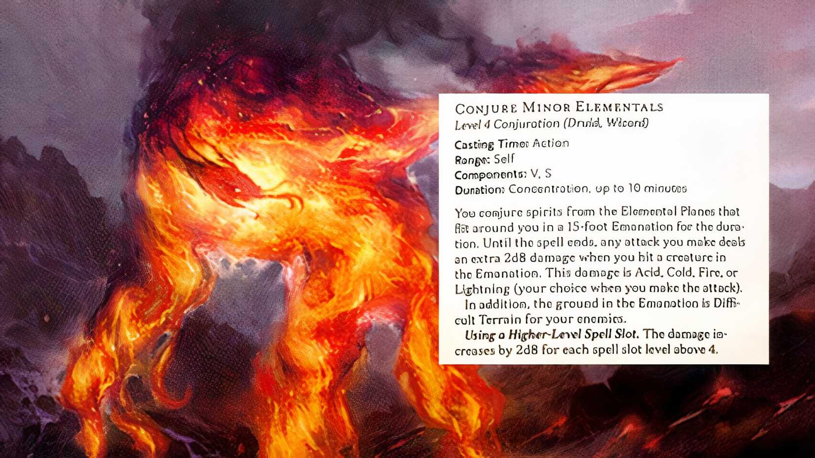 Fire Elemental card from Magic the Gathering