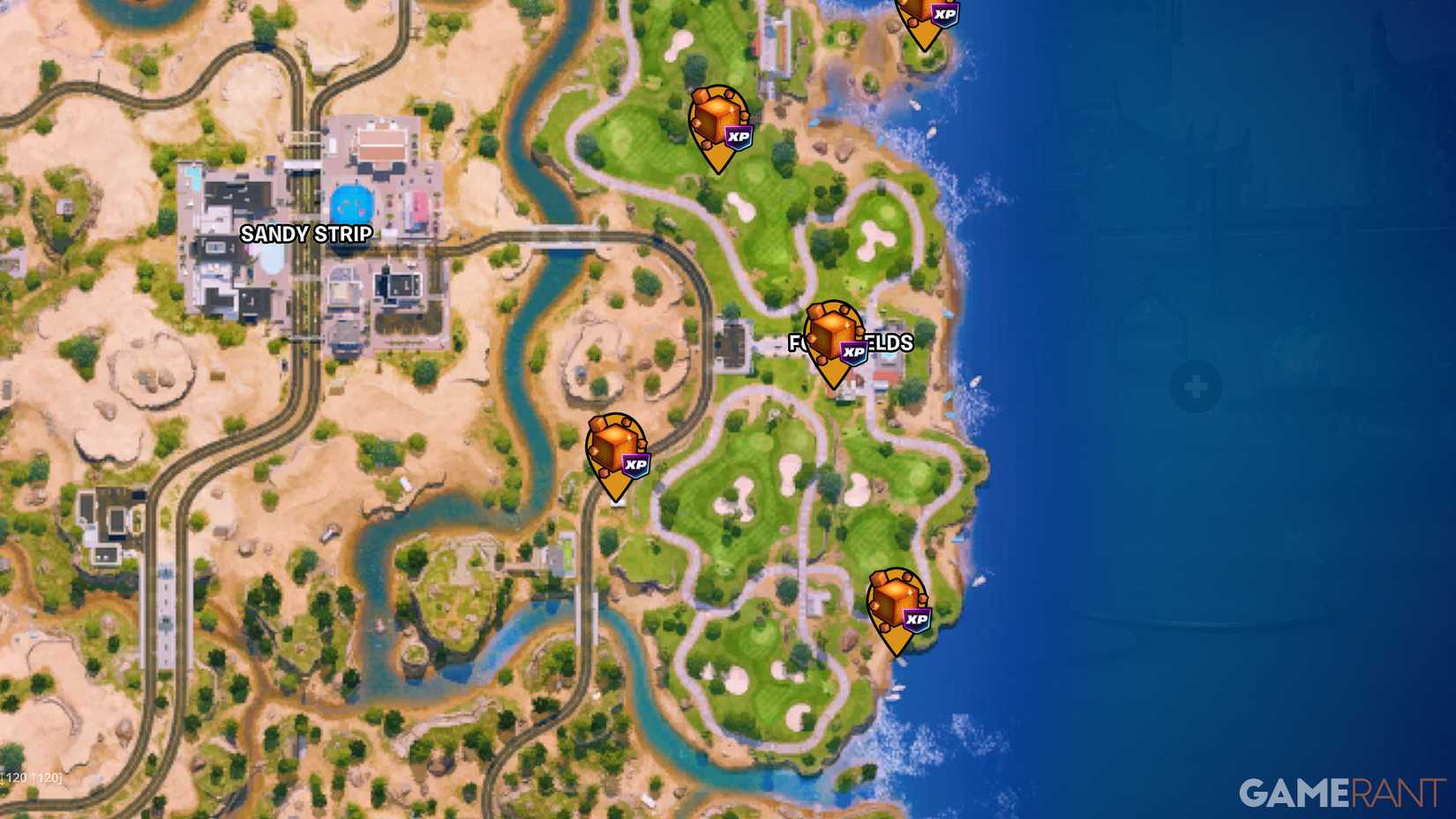 Fore Fields Chaos Cube Locations in Fortnite
