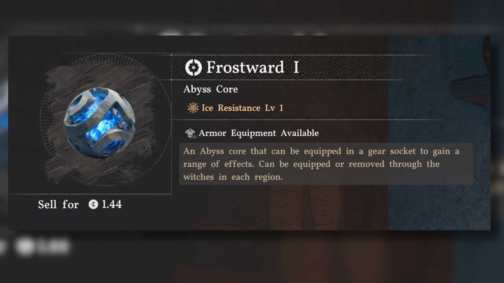 Frostward I Abyss Core Crimson Desert