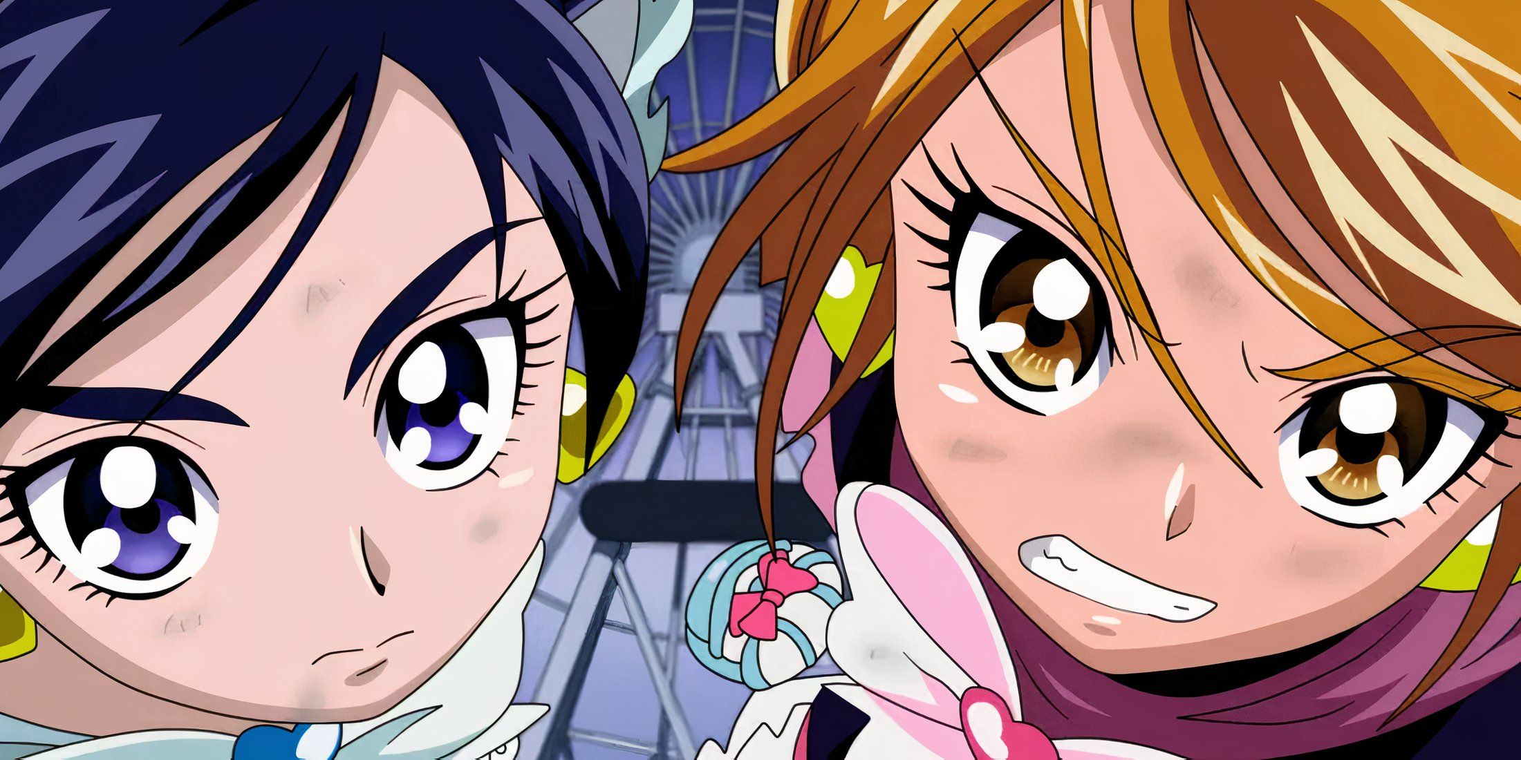 image: cure black and cure white in futari wa precure. F