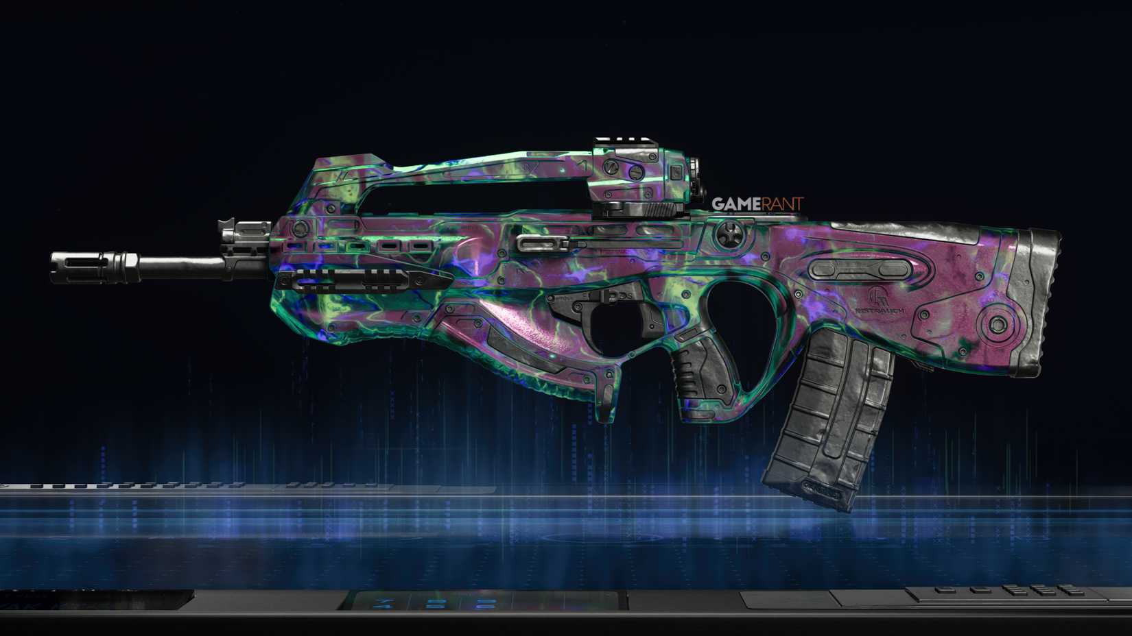 Genesis Camo preview on the Swordfish A1 - Black Ops 7