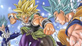 Goku and Vegeta fight Broly