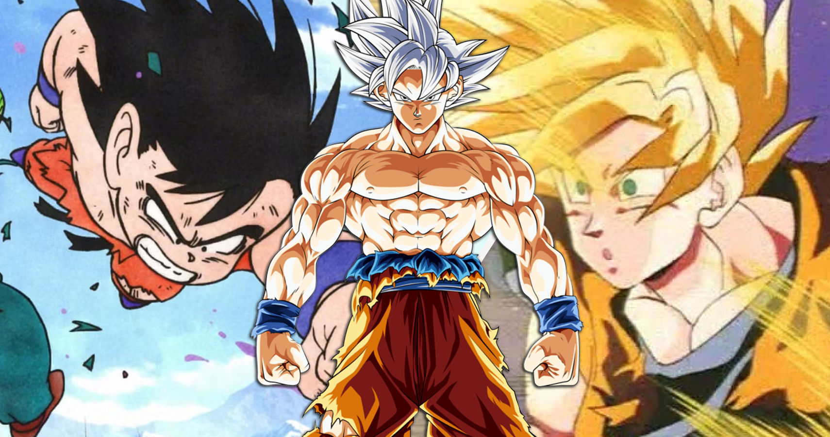 Goku kills King Piccolo, Ultra Instinct Goku kills Moro, and SSJ2 Goku kills Yakon